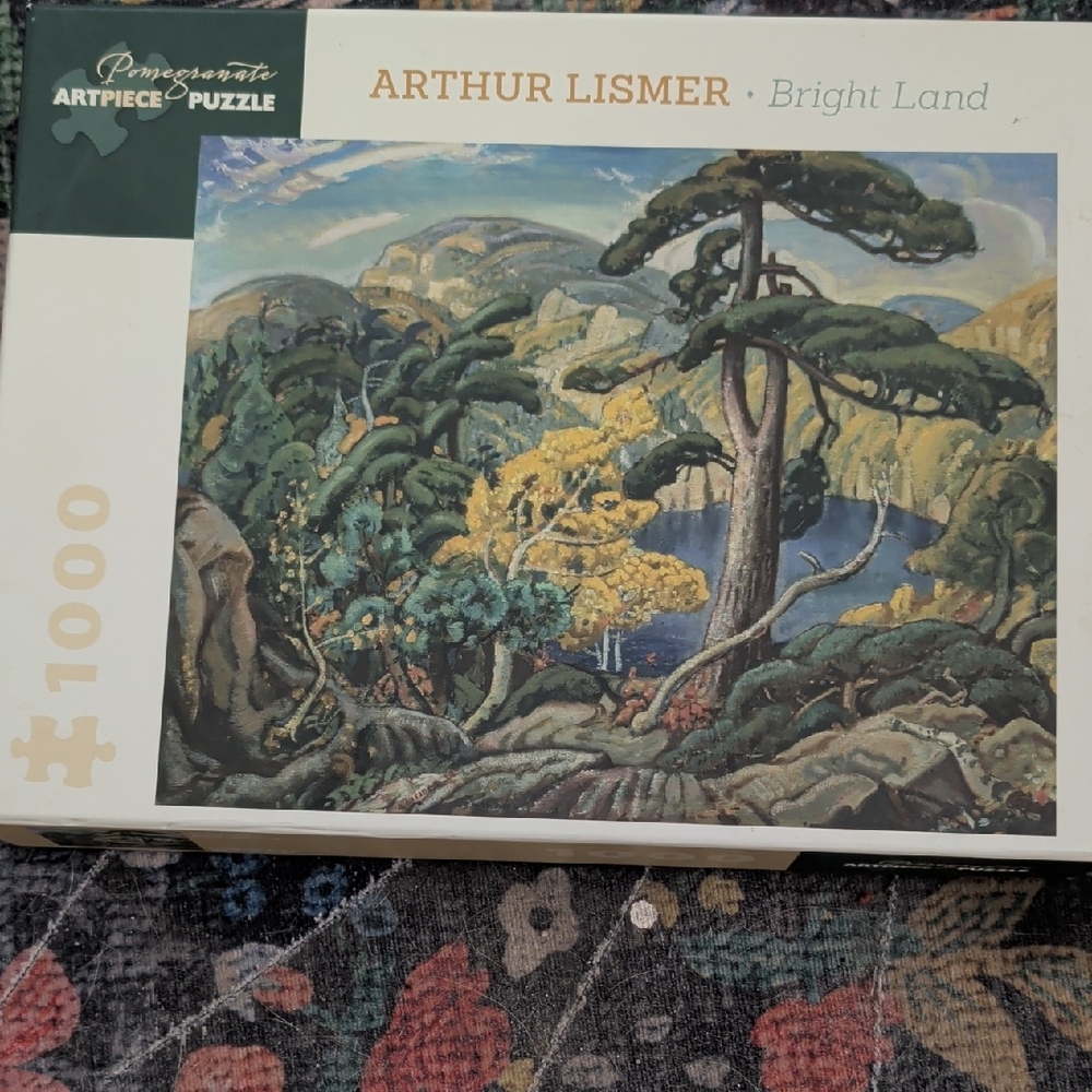 Landscape Puzzle - Green and Blue